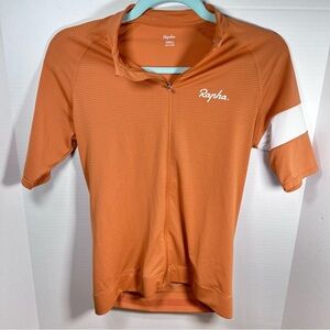 Rapha Core Lightweight Jersey Dusted Orange/White Cycling Jersey Women’s Small